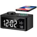 H7 Ceas cu alarmă multifuncțional / difuzor Bluetooth cu încărcare USB / fără fir - negru