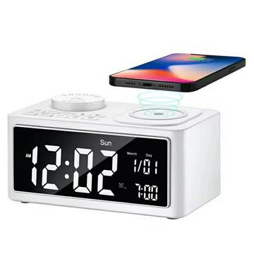 H7 Ceas cu alarmă multifuncțional / difuzor Bluetooth cu încărcare USB / fără fir