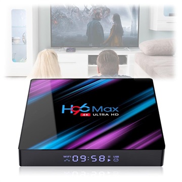 Smart TV Box H96 Max RK3318 - Android 9.0 - 4GB RAM, 64GB ROM