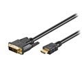 Cablu Goobay HDMI / DVI-D - Placat Cu Aur - 1.5m