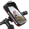 HL-176A Suport de telefon cu eliberare rapidă pentru biciclete și motociclete - 7" - Negru