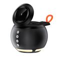 HT-571 Încărcător magnetic fără fir 5-în-1 cu difuzor Bluetooth și lumină de veghe - Negru