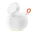 HT-571 Încărcător magnetic wireless 5-în-1 cu difuzor Bluetooth și lumină de veghe - Alb