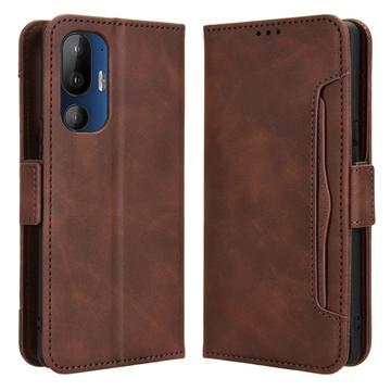 Husă Portofel HTC U24 Pro - Cardholder - Maro