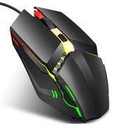 HXSJ S200 Wired Mouse Mouse de jocuri luminos colorat luminos