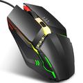 HXSJ S200 Wired Mouse Mouse de jocuri luminos colorat luminos