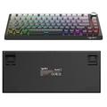 Tastatură mecanică HXSJ X81 cu 81 de taste și trei moduri de funcționare - Negru