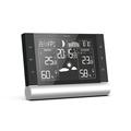Hama Black Line Plus Stație meteo cu ceas cu alarmă