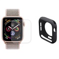 Set Protecție Apple Watch Series SE/6/5/4 - Hat Prince Full - 40mm - Negru
