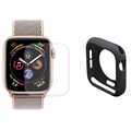 Set de protecție completă Hat Prince Apple Watch Series SE (2022)/SE/6/5/4 - 40 mm - negru