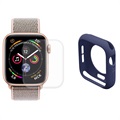 Set de protecție completă Hat Prince Apple Watch Series SE (2022)/SE/6/5/4 - 44 mm - Albastru închis