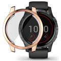 Husă TPU cu Ecran Protecţie Garmin Venu 2S - Hat Prince - 40mm - Auriu