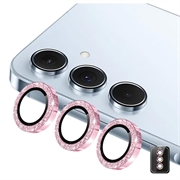 Geam Protecție Obiectiv Camera Samsung Galaxy S26 - Hat Prince Glitter - Roz