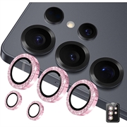 Geam Protecție Obiectiv Camera Samsung Galaxy S26 Ultra - Hat Prince Glitter - Roz