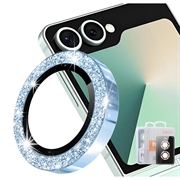 Geam Protecție Obiectiv Camera Samsung Galaxy Z Flip8 - Hat Prince Glitter - Błękit