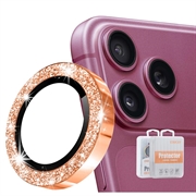 Geam Protecție Obiectiv Camera iPhone 18 Pro/18 Pro Max - Hat Prince Glitter - Portocaliu