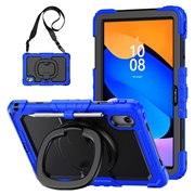 Husă Heavy Duty 360 - Lenovo Tab M11/Idea Tab - Cu Curea De Mână - Albastru Închis