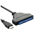 Adaptor Cablu USB-C la SATA de 2.5" de Mare Viteză - Negru