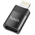 Adaptor Lightning/USB-C Hoco UA17 - USB 2.0, 5V/2A - Negru