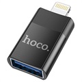 Adaptor OTG USB 2.0 la Lightning Hoco UA17 - Negru