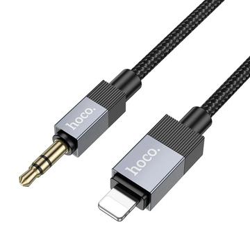 Hoco UPA32A Cablu audio fulger la 3.5mm - 1m - Negru