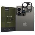 Geam Protecție Obiectiv Camera iPhone 15 Pro/15 Pro Max Hofi Alucam Pro+ - Negru