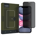 Geam Protecție Ecran Sticlă Temperată iPhone 11 / iPhone XR - Hofi Anti Spy Pro+ Privacy - Marginea Neagră 