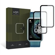 Geam Protecție Ecran - 9H - Sticlă Temperată Huawei Watch Fit SE - Hofi Hybrid Pro+ - Marginea Neagră - 2 Buc.