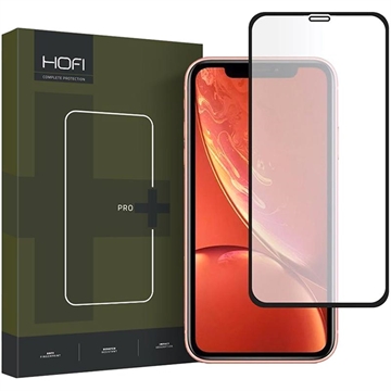 Geam Protecție Ecran - 9H - Sticlă Temperată iPhone 11/XR - Hofi Hybrid Pro+ - Marginea Neagră