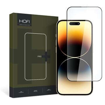 Geam Protecție Ecran - 9H - Sticlă Temperată iPhone 15 Pro - Hofi Premium Pro+ - Marginea Neagră