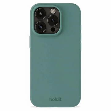 Husă din Silicon iPhone 16 Pro Max Holdit - Verde muschi