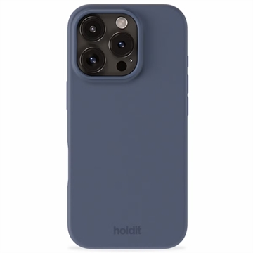 Husă din Silicon iPhone 16 Pro Max Holdit - Albastru Pacific