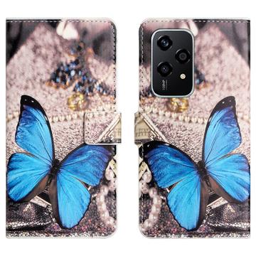 Husă Portofel Honor 200 Lite - Style - Fluture Albastru