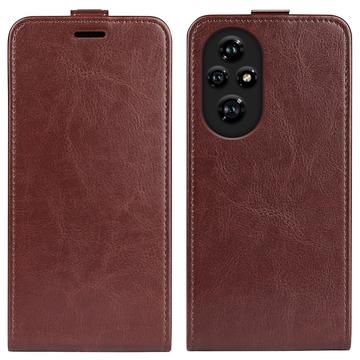 Husă Flip Vertical Honor 200 Pro - Slot Card - Maro