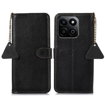 Husă Piele Portofel cu RFID Honor 200 Smart/X7c - Negru