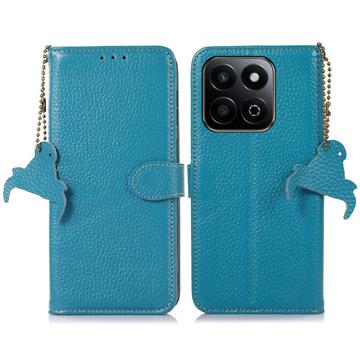 Husă Piele Portofel cu RFID Honor 200 Smart/X7c - Albastru