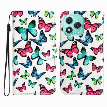 Husă Portofel Honor 400 Lite - Wonder - Fluturi colorați