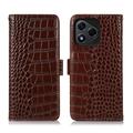 Husă Piele Portofel cu RFID Honor 400 Lite - Crocodile