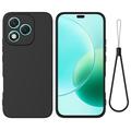 Husă din silicon lichid Honor 400 Lite cu curea de mana
