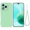 Husă din silicon lichid Honor 400 Lite cu curea de mana