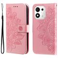 Husă tip portofel cu curea de mână Honor 600 Smart Mandala - roz