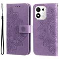 Husă tip portofel cu curea de mână Honor 600 Smart Mandala - Violet