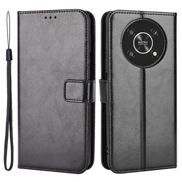 Husă Portofel cu Închidere Magnetică Honor Magic4 Lite/X30/X9 5G - negru