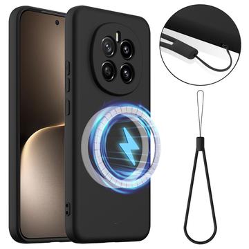 Husă Silicon Liquid Honor Magic7 - Compatibila MagSafe - Negru