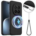 Husă Silicon Liquid Honor Magic7 Pro - Compatibila MagSafe - Negru
