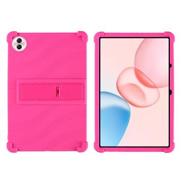 Husă din silicon Honor Pad 10 cu suport pentru picior - Roz Intens