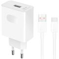 Adaptor de alimentare Honor SuperCharge cu cablu USB-C HN-110600E00 - 66W - Alb