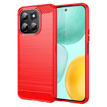 Husă TPU Brushed Honor X6c - Fibră de Carbon