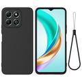 Husă din silicon lichid Honor X6c cu curea de mana