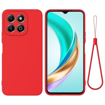 Husă din silicon lichid Honor X6c cu curea de mana